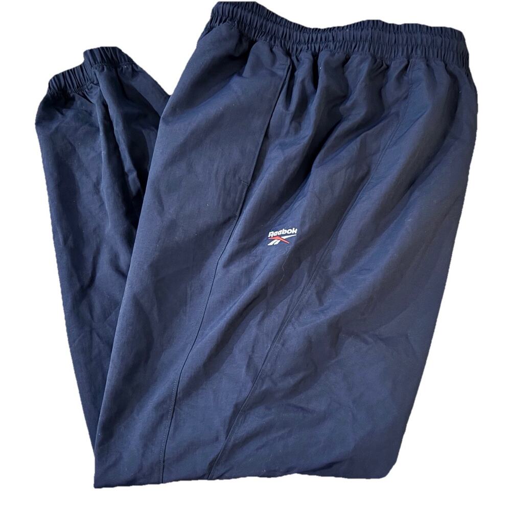 Reebok Men's Training Navy Blue Essentials Woven Unlined Pant Large